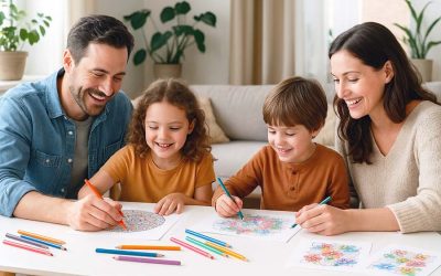 Colorear como una actividad significativa para fortalecer los vínculos familiares