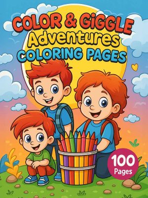 Aventuras de Color y Risas: 100 Páginas para Colorear para Niños