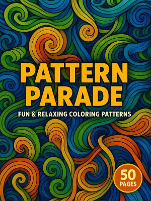 Desfile de Patrones: 50 Divertidos y Relajantes Patrones para Colorear
