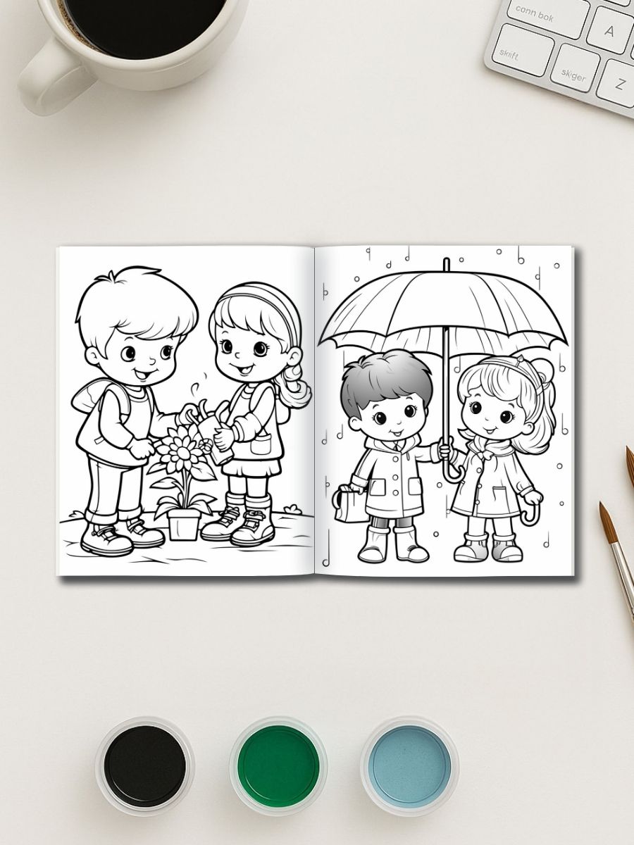 Aventuras de Color y Risas: 100 Páginas para Colorear para Niños - Imagen 2