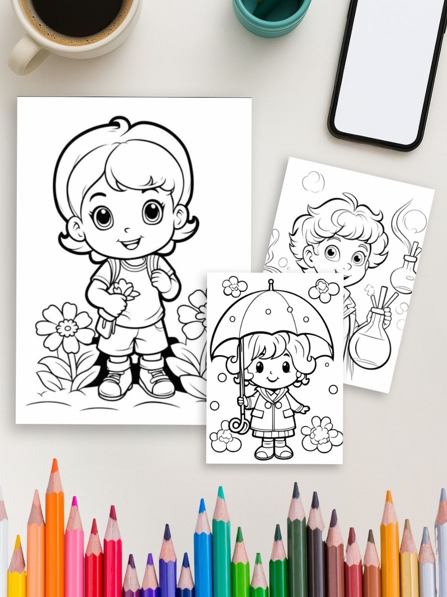 Aventuras de Color y Risas: 100 Páginas para Colorear para Niños - Imagen 3