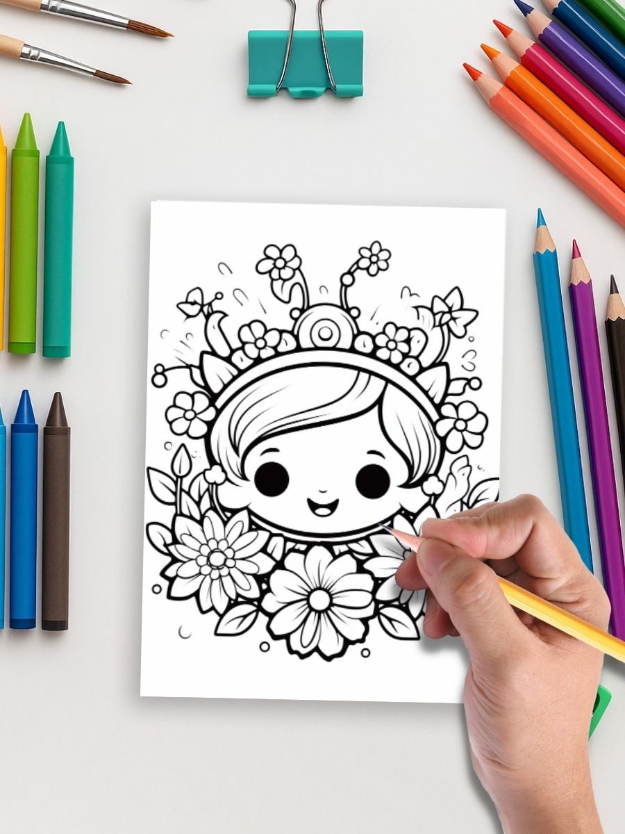Bellezas Kawaii – 130 Adorables Páginas para Colorear de Objetos Cotidianos - Imagen 4