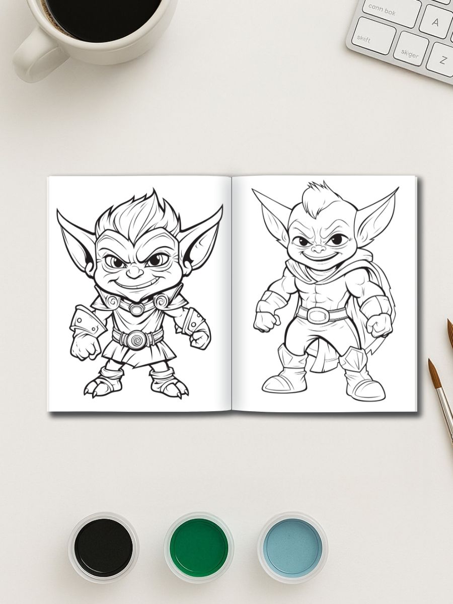 Duendes y Risas – 50 Páginas Traviesas para Niños - Imagen 2