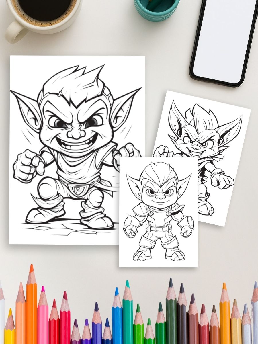 Duendes y Risas – 50 Páginas Traviesas para Niños - Imagen 3