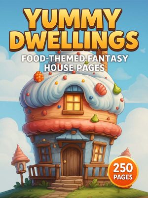 Viviendas Deliciosas: 250 Páginas de Casas de Fantasía con Temática Gastronómica